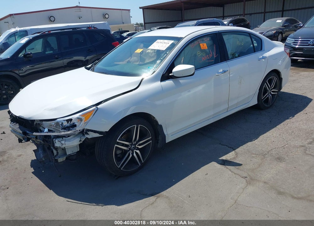 2016 HONDA ACCORD SPORT VIN: 1HGCR2F58GA085693