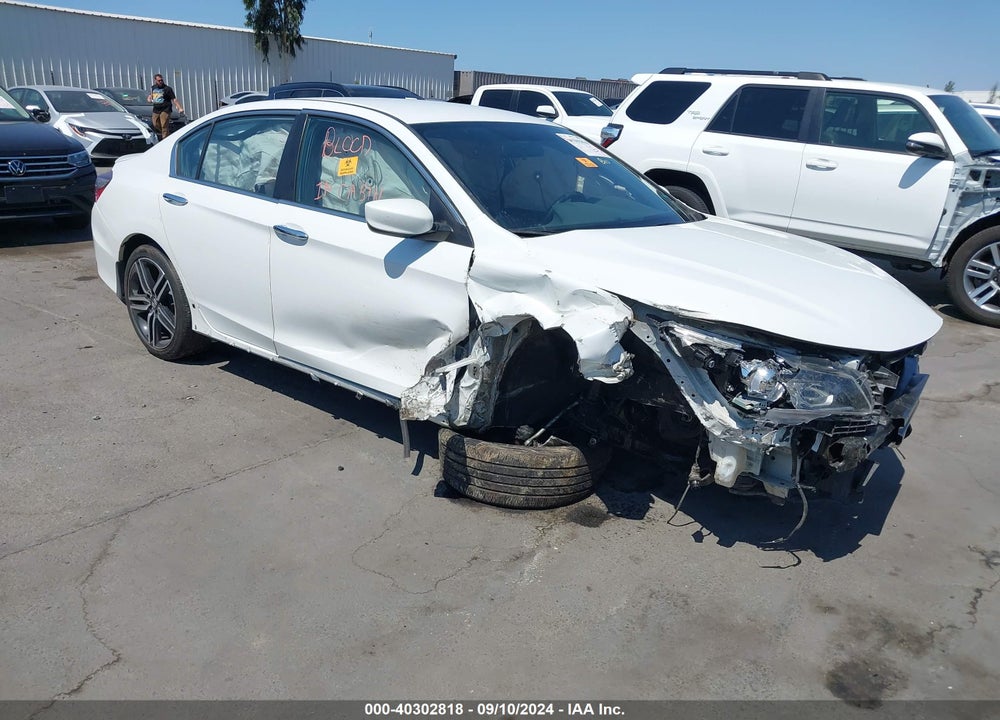 2016 HONDA ACCORD SPORT VIN: 1HGCR2F58GA085693