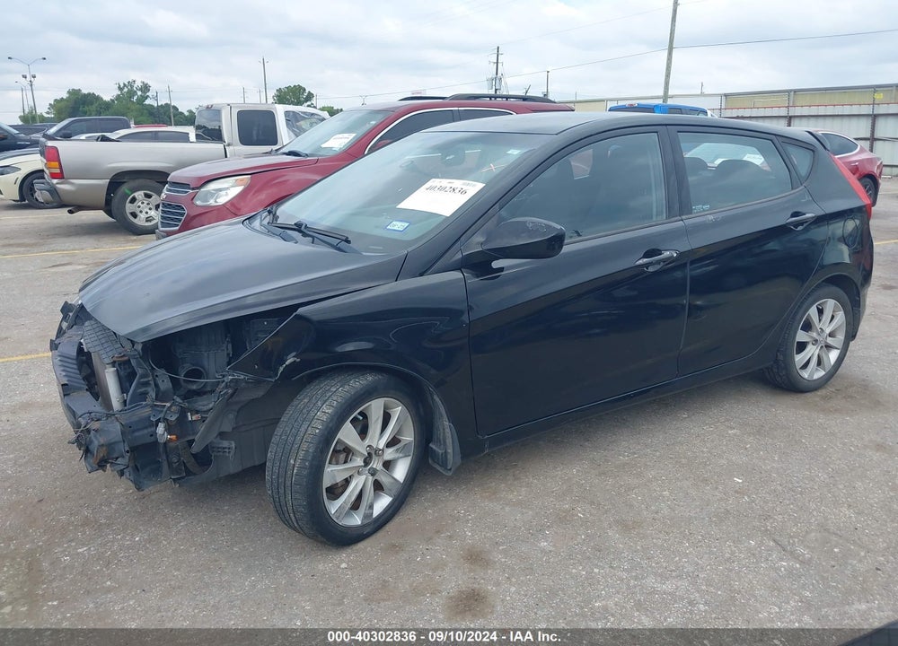 2012 HYUNDAI ACCENT SE VIN: KMHCU5AE4CU018051