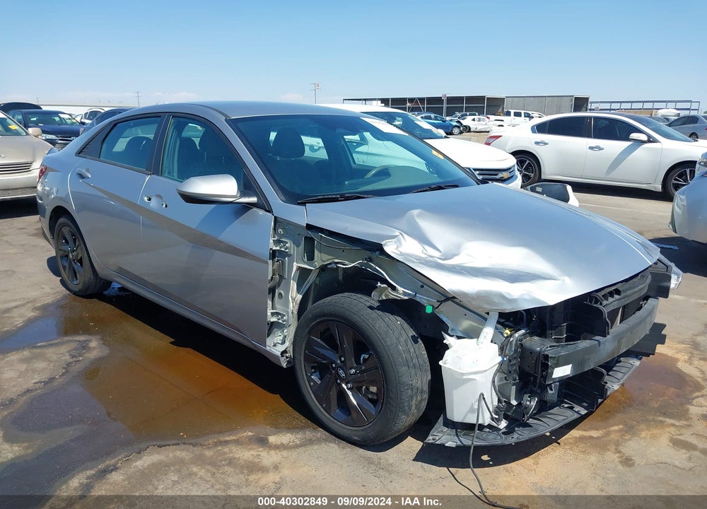 2021 HYUNDAI ELANTRA SEL VIN: 5NPLM4AG7MH037737