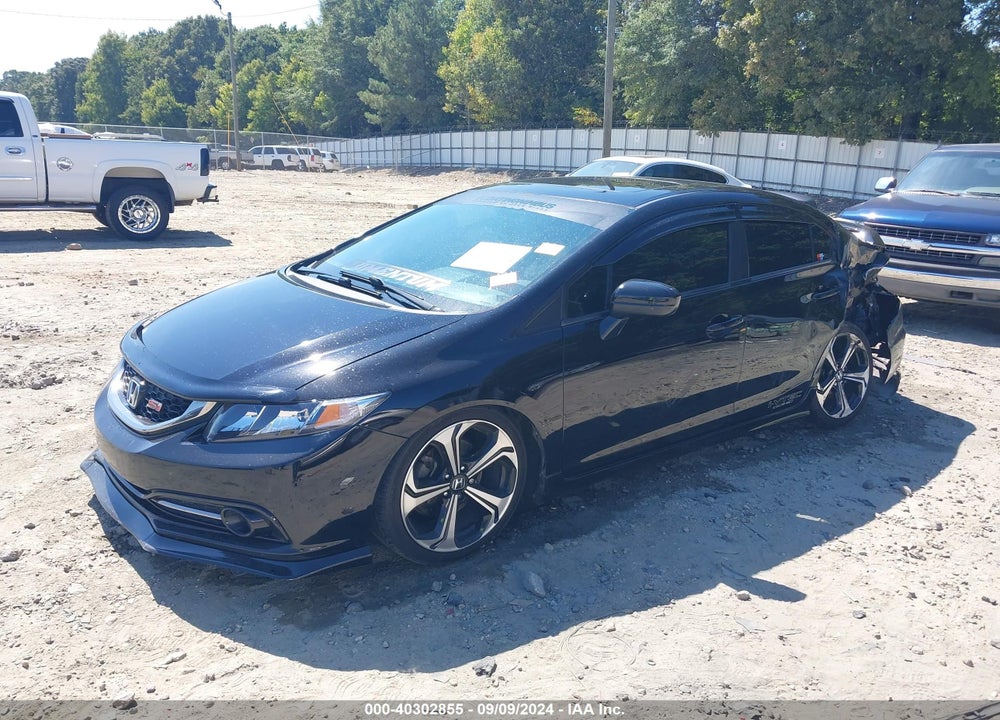 2014 HONDA CIVIC SI VIN: 2HGFB6E5XEH702648