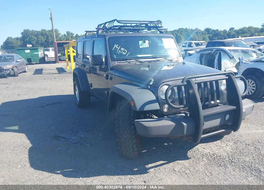 2014 JEEP WRANGLER UNLIMITED SPORT VIN: 1C4BJWDG0EL239585