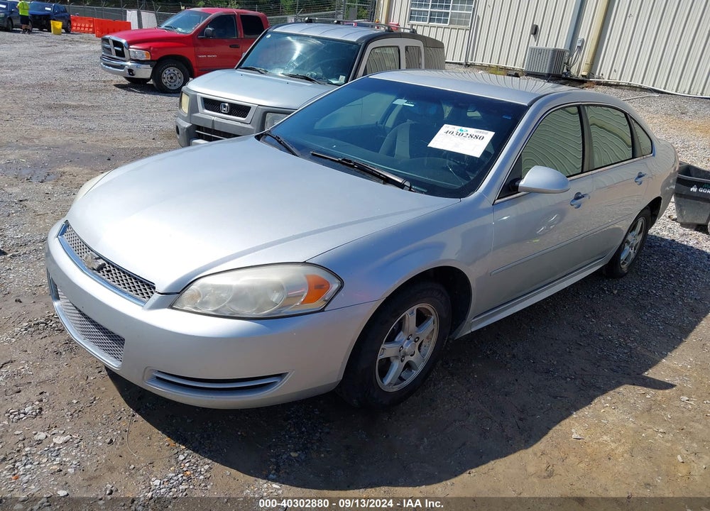 2012 CHEVROLET IMPALA LT VIN: 2G1WG5E39C1325009