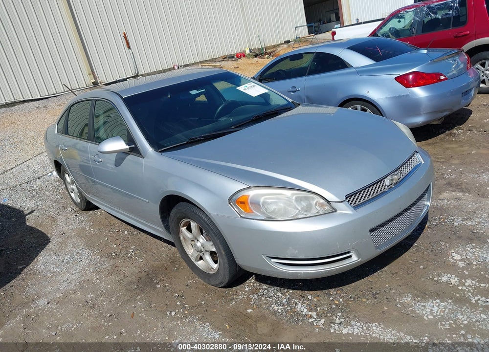 2012 CHEVROLET IMPALA LT VIN: 2G1WG5E39C1325009