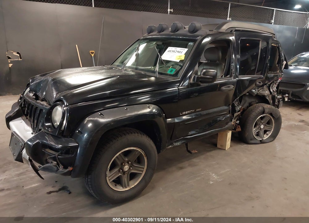 2003 JEEP LIBERTY RENEGADE VIN: 1J4GL38K23W644527