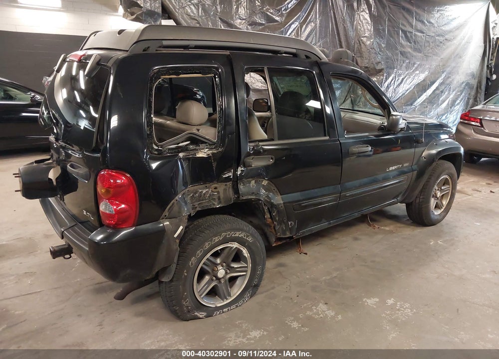 2003 JEEP LIBERTY RENEGADE VIN: 1J4GL38K23W644527