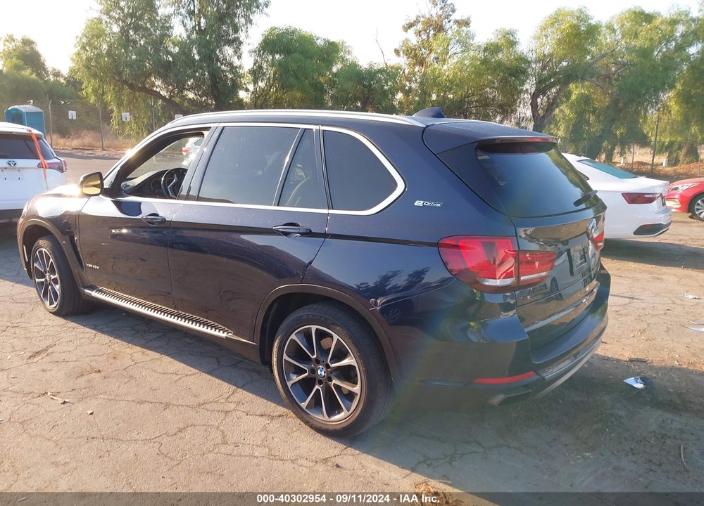 2017 BMW X5 EDRIVE XDRIVE40E IPERFORMANCE VIN: 5UXKT0C33H0V96074