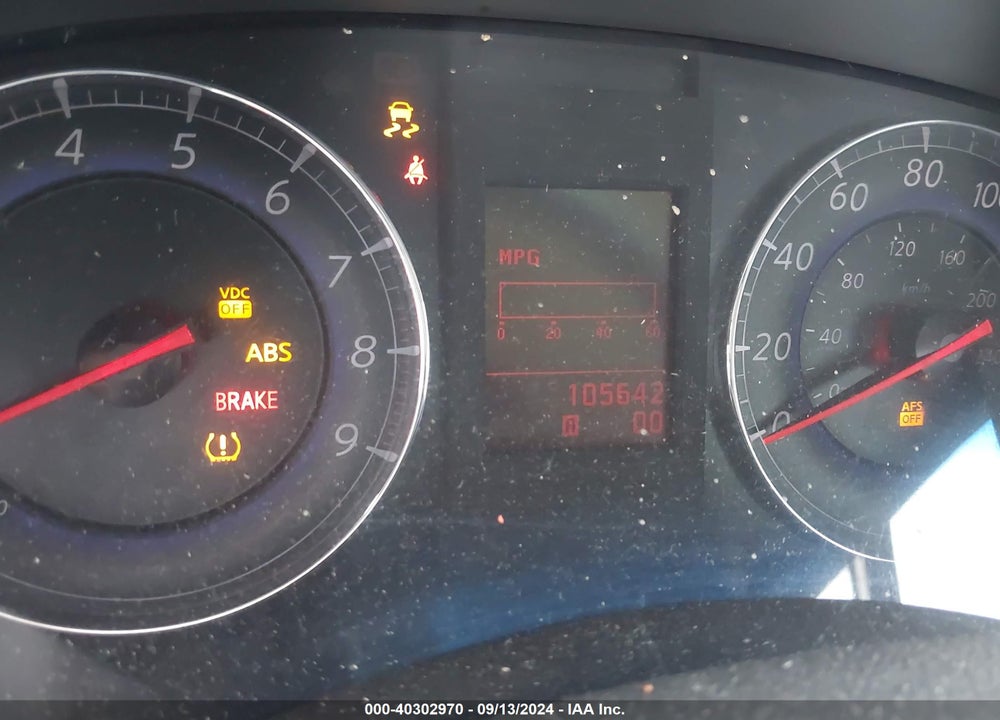 2008 INFINITI EX35 JOURNEY VIN: JNKAJ09F78M361060