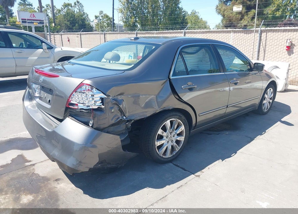 2007 HONDA ACCORD 3.0 EX VIN: 1HGCM66817A097412