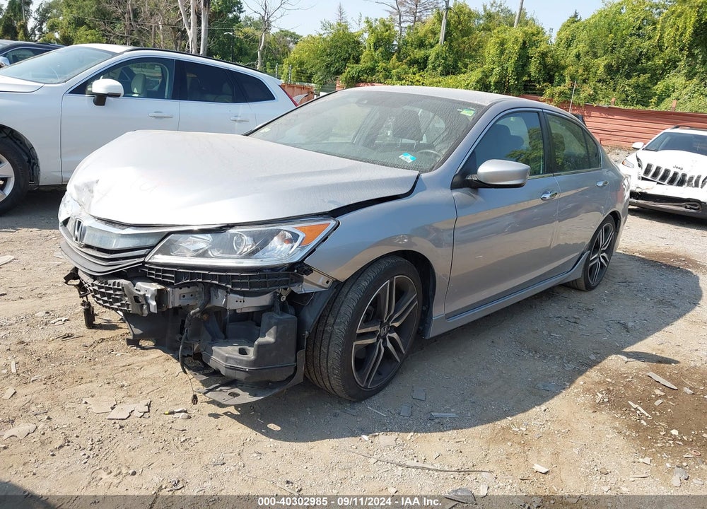 2017 HONDA ACCORD SPORT VIN: 1HGCR2F67HA119858