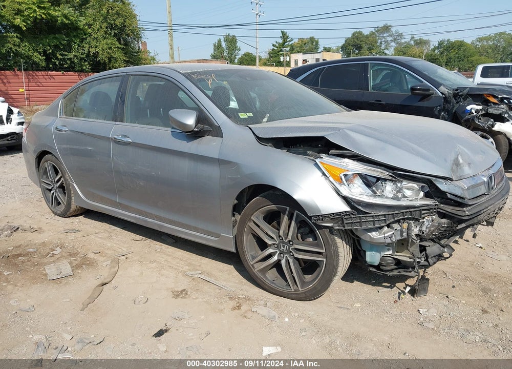 2017 HONDA ACCORD SPORT VIN: 1HGCR2F67HA119858