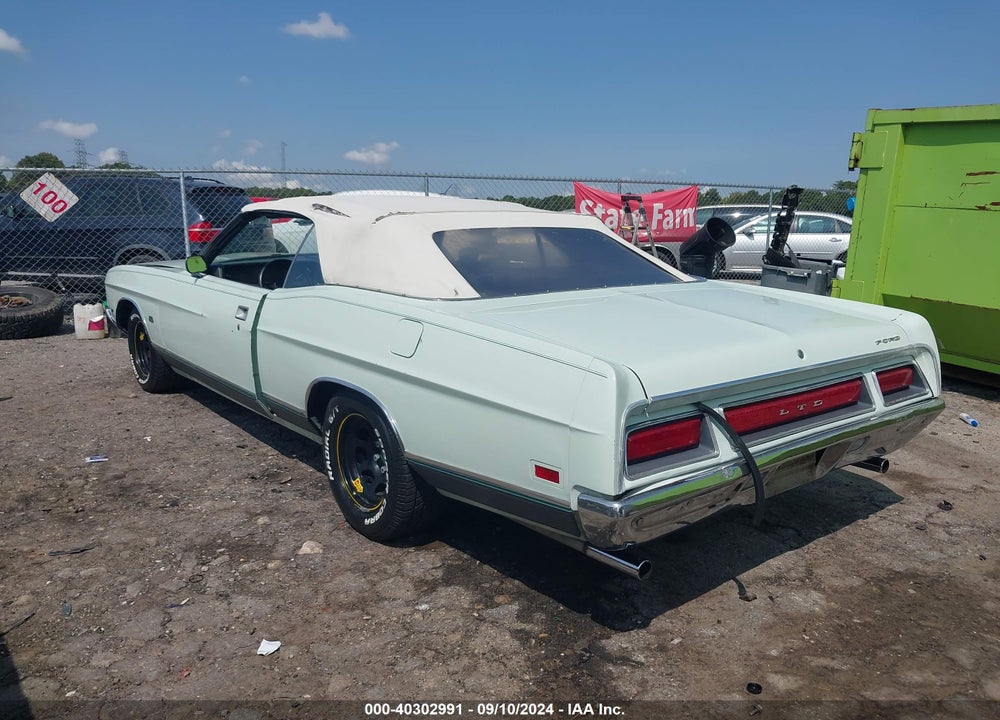 1971 FORD LTD VIN: 1U61H127033