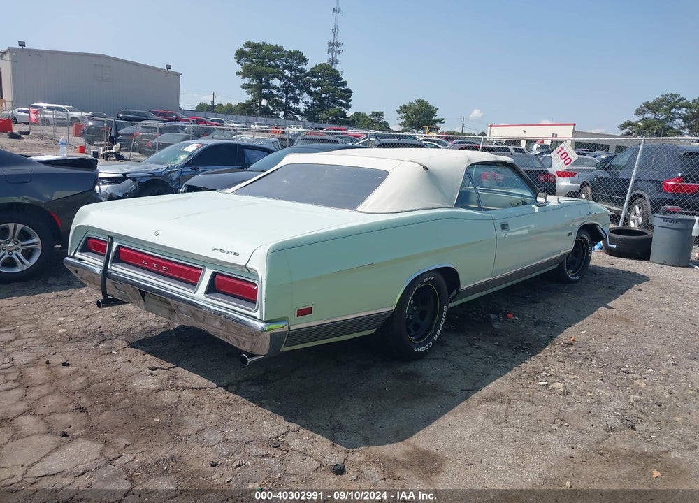 1971 FORD LTD VIN: 1U61H127033