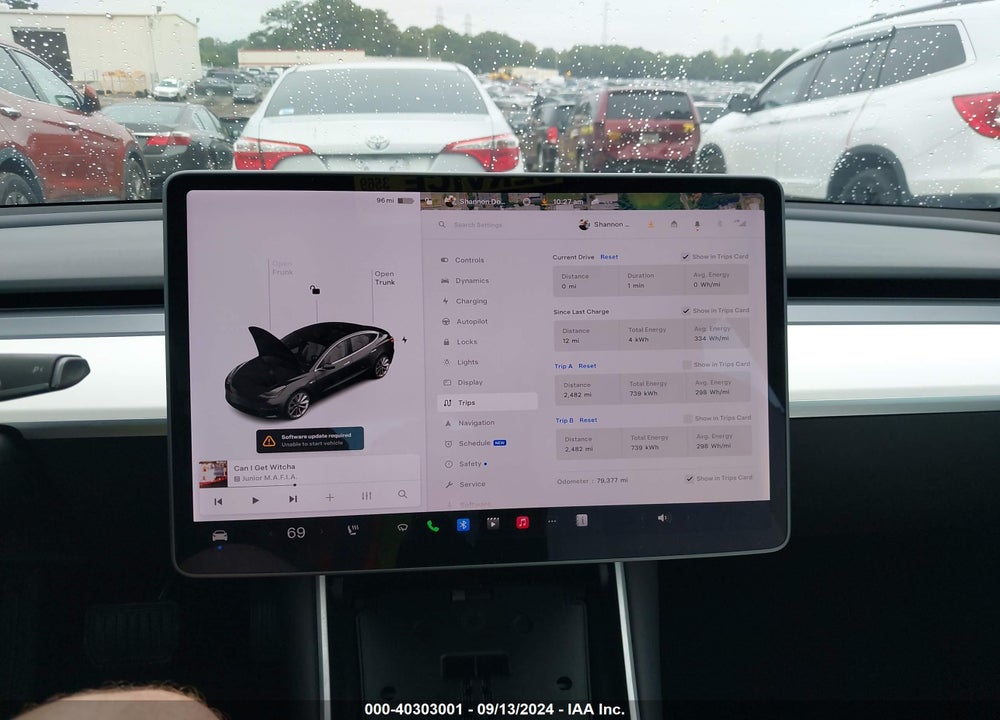 2018 TESLA MODEL 3 LONG RANGE/PERFORMANCE VIN: 5YJ3E1EB4JF097012