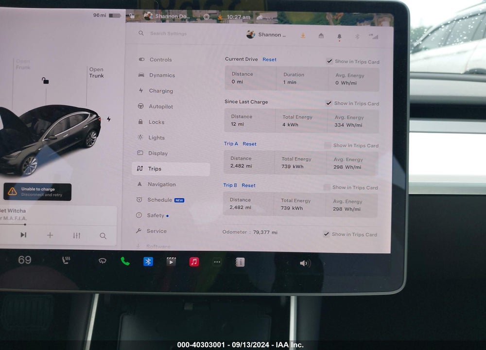 2018 TESLA MODEL 3 LONG RANGE/PERFORMANCE VIN: 5YJ3E1EB4JF097012