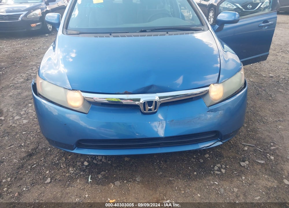 2006 HONDA CIVIC LX VIN: 1HGFA165X6L038683