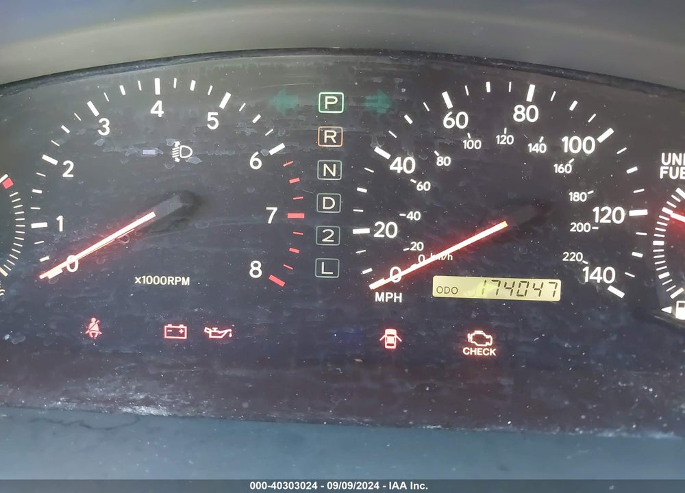 2001 LEXUS ES 300 VIN: JT8BF28G310289833