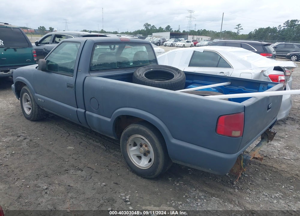 1997 CHEVROLET S-10 LS SPORTSIDE VIN: 1GCCS1449V8150529