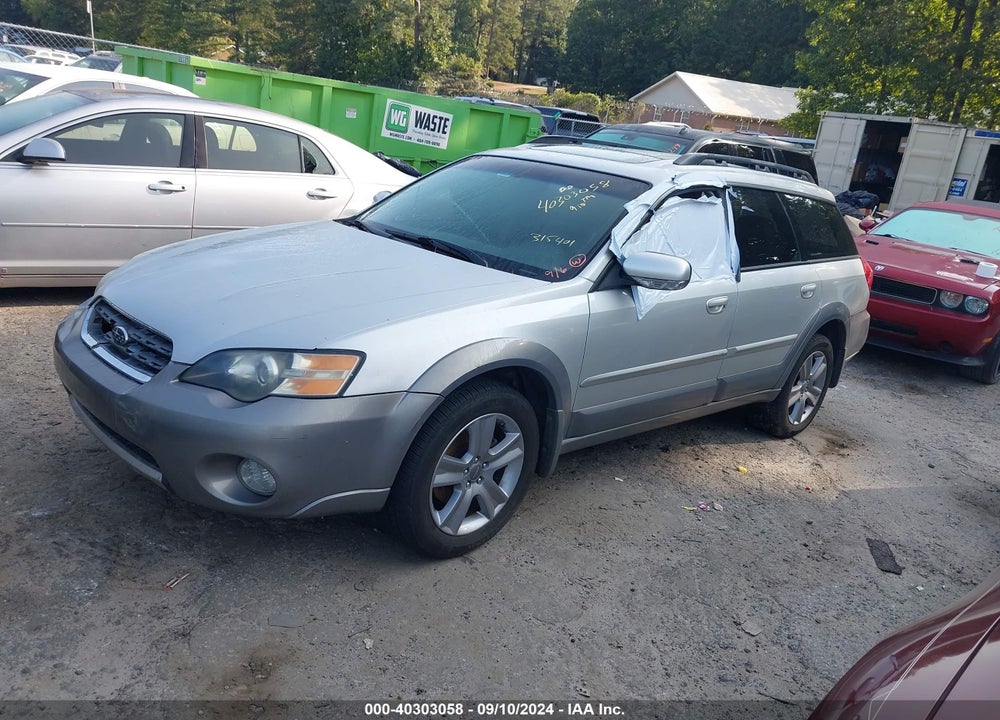2005 SUBARU OUTBACK 3.0R L.L. BEAN EDITION VIN: 4S4BP86C254315401