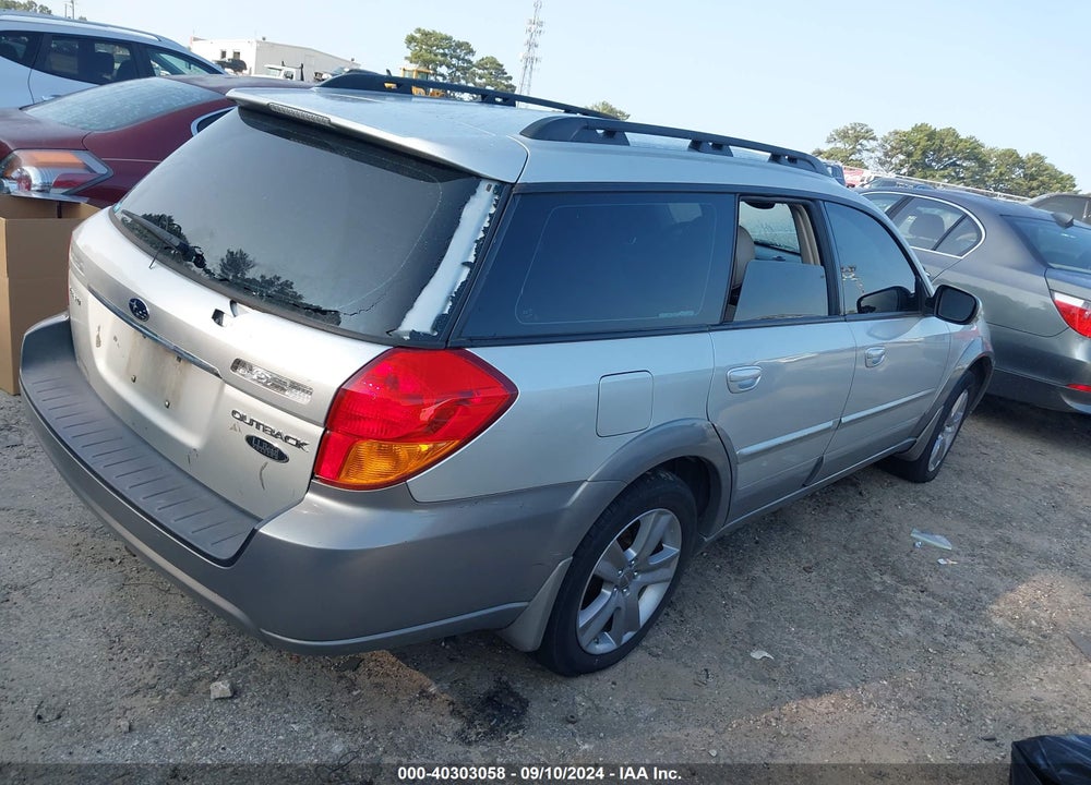 2005 SUBARU OUTBACK 3.0R L.L. BEAN EDITION VIN: 4S4BP86C254315401
