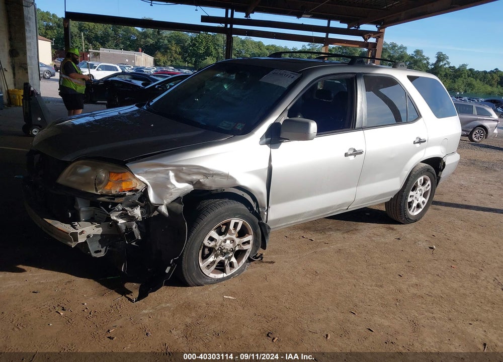 2005 ACURA MDX VIN: 2HNYD18675H550122