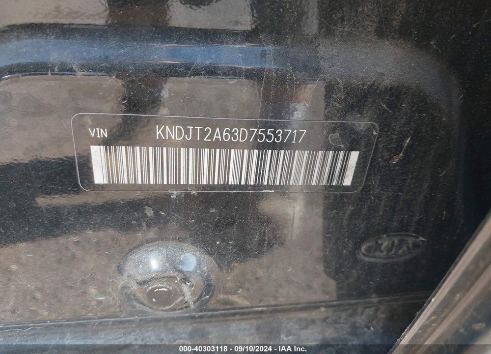 2013 KIA SOUL VIN: KNDJT2A63D7553717