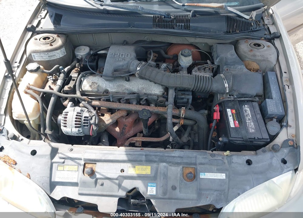 2001 CHEVROLET CAVALIER VIN: 1G1JC124617218012