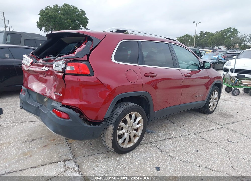 2016 JEEP CHEROKEE LIMITED VIN: 1C4PJLDB7GW371012