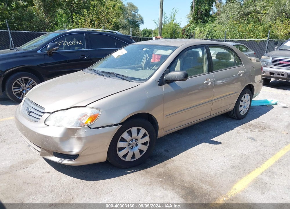 2004 TOYOTA COROLLA LE VIN: 1NXBR32E84Z263291