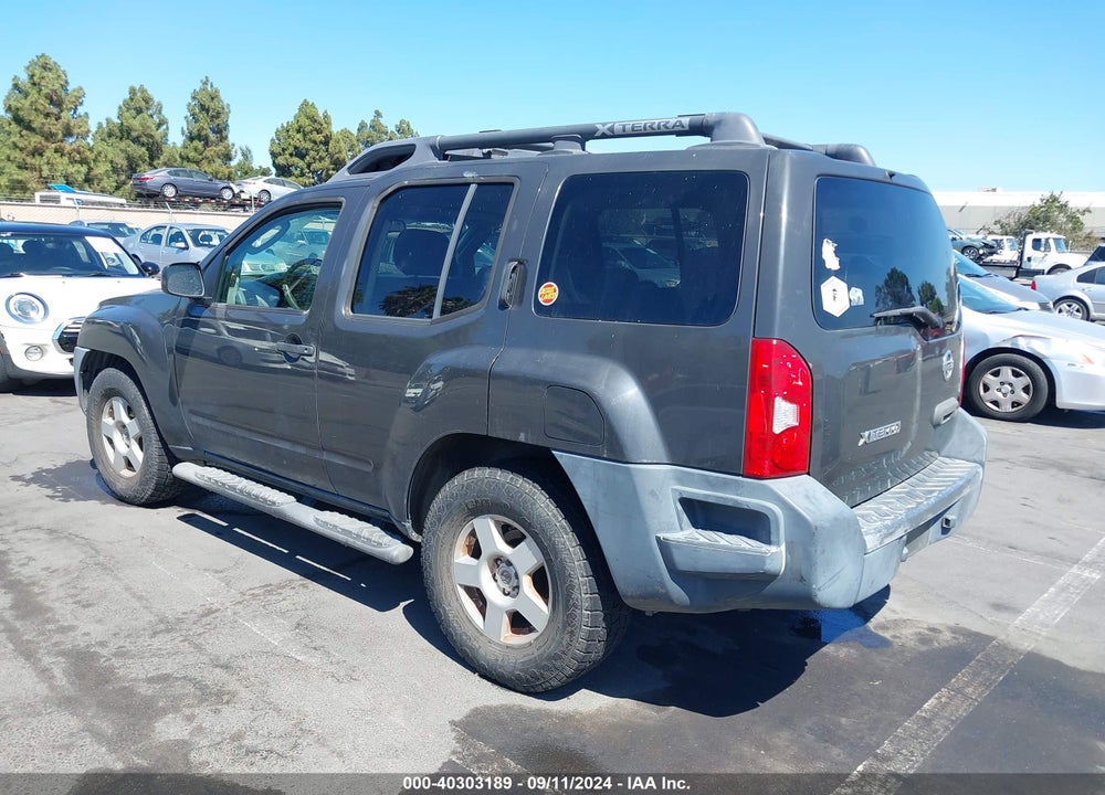 2007 NISSAN XTERRA S VIN: 5N1AN08U27C503840