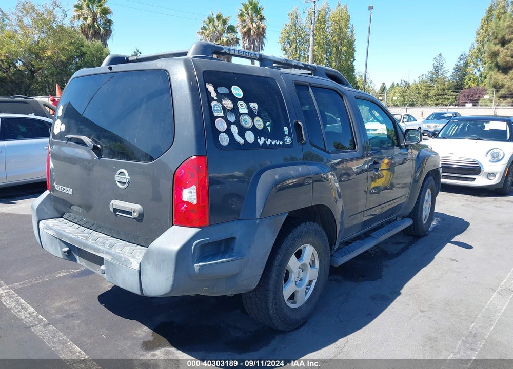 2007 NISSAN XTERRA S VIN: 5N1AN08U27C503840