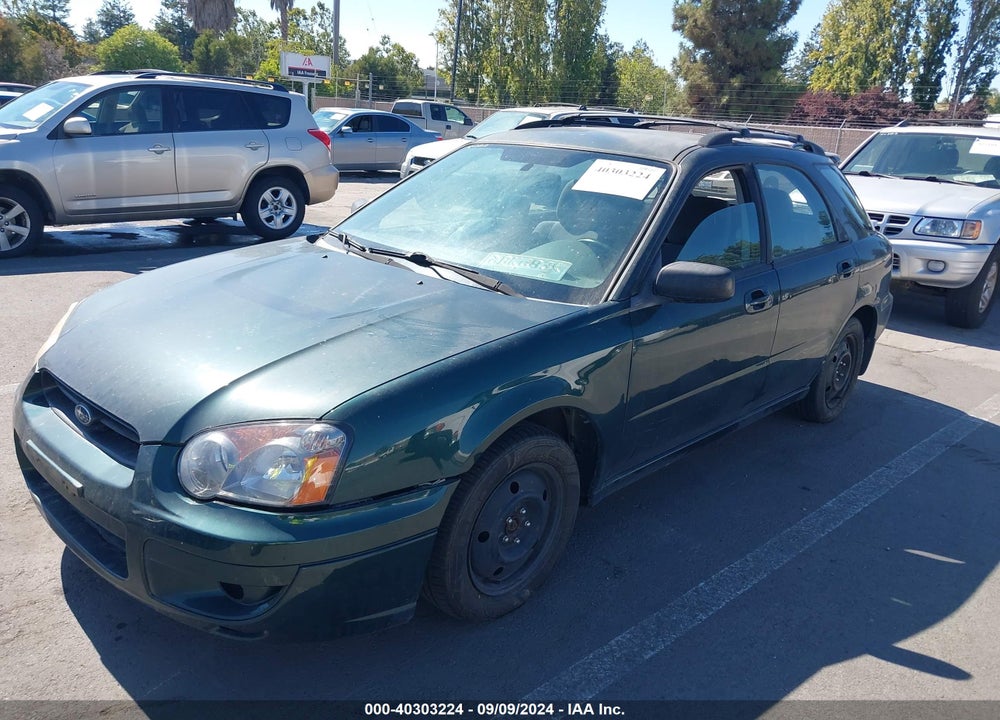 2004 SUBARU IMPREZA 2.5TS VIN: JF1GG65544H809824
