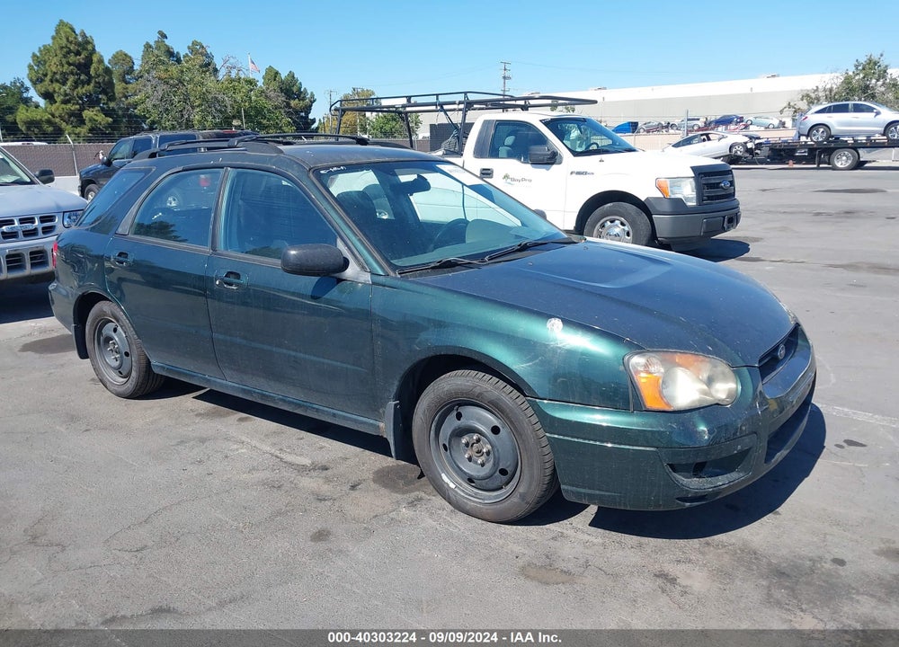2004 SUBARU IMPREZA 2.5TS VIN: JF1GG65544H809824