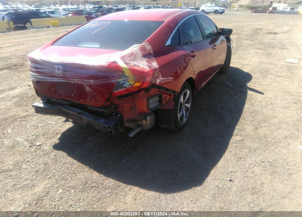 2019 HONDA CIVIC LX VIN: 19XFC2F63KE018348