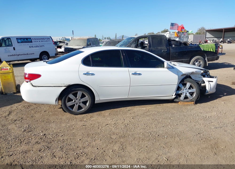 2005 LEXUS ES 330 VIN: JTHBA30G655094639