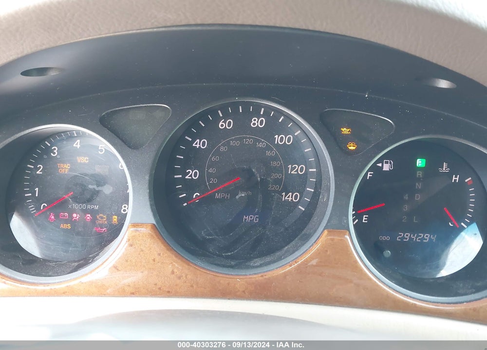 2005 LEXUS ES 330 VIN: JTHBA30G655094639