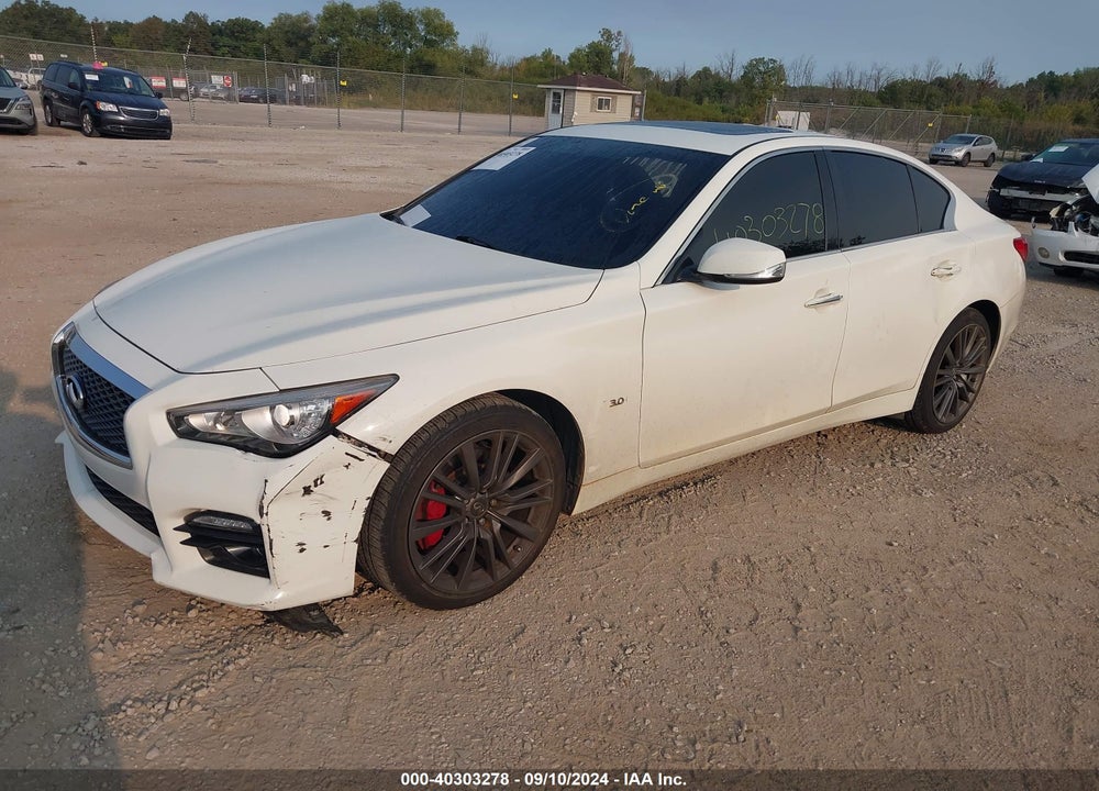 2017 INFINITI Q50 3.0T RED SPORT 400 VIN: JN1FV7AR0HM871117