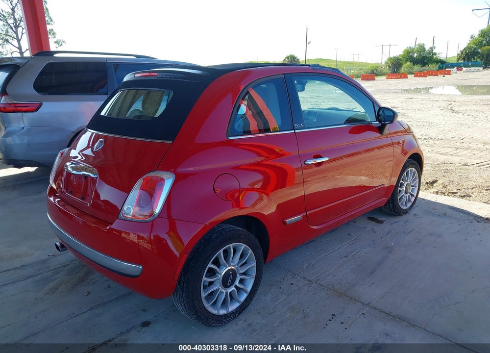 2013 FIAT 500C LOUNGE VIN: 3C3CFFER8DT593478