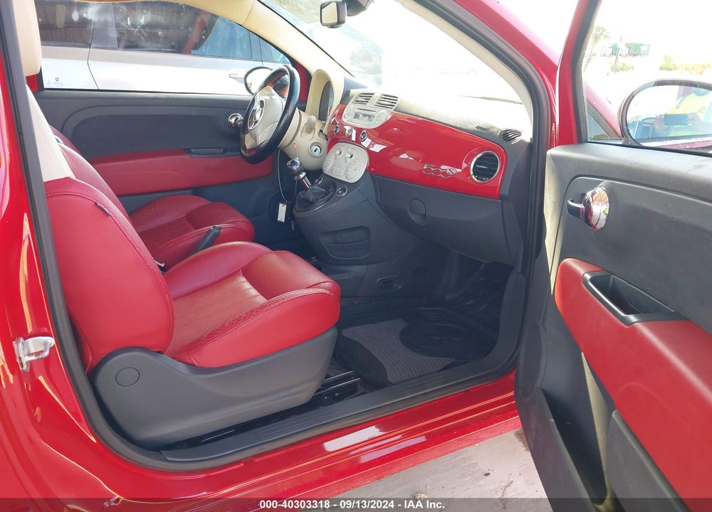 2013 FIAT 500C LOUNGE VIN: 3C3CFFER8DT593478