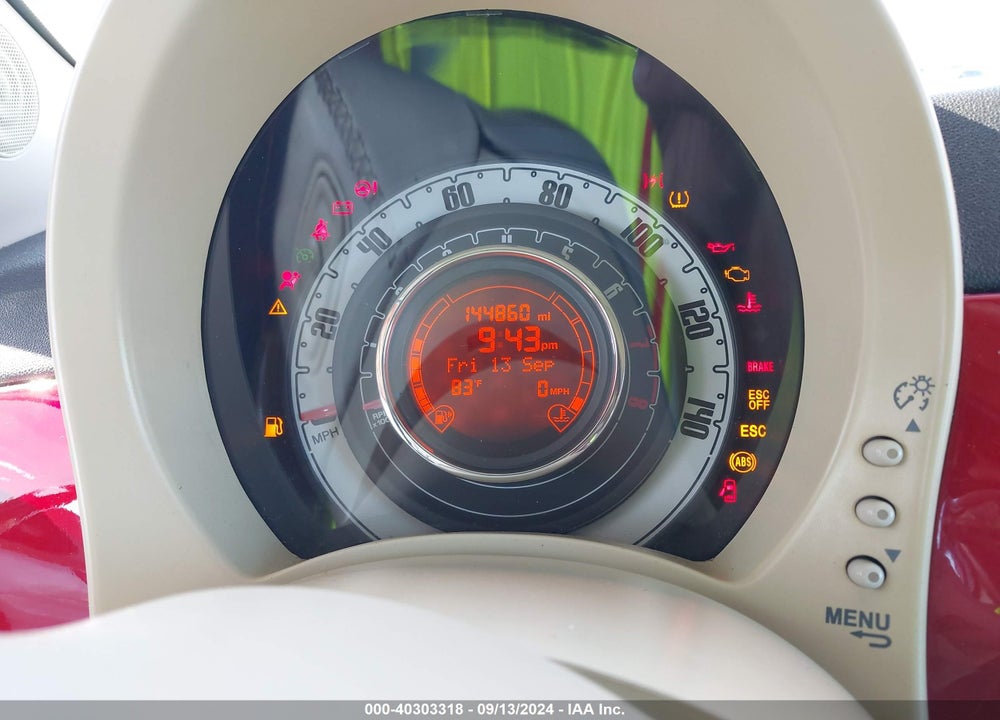 2013 FIAT 500C LOUNGE VIN: 3C3CFFER8DT593478