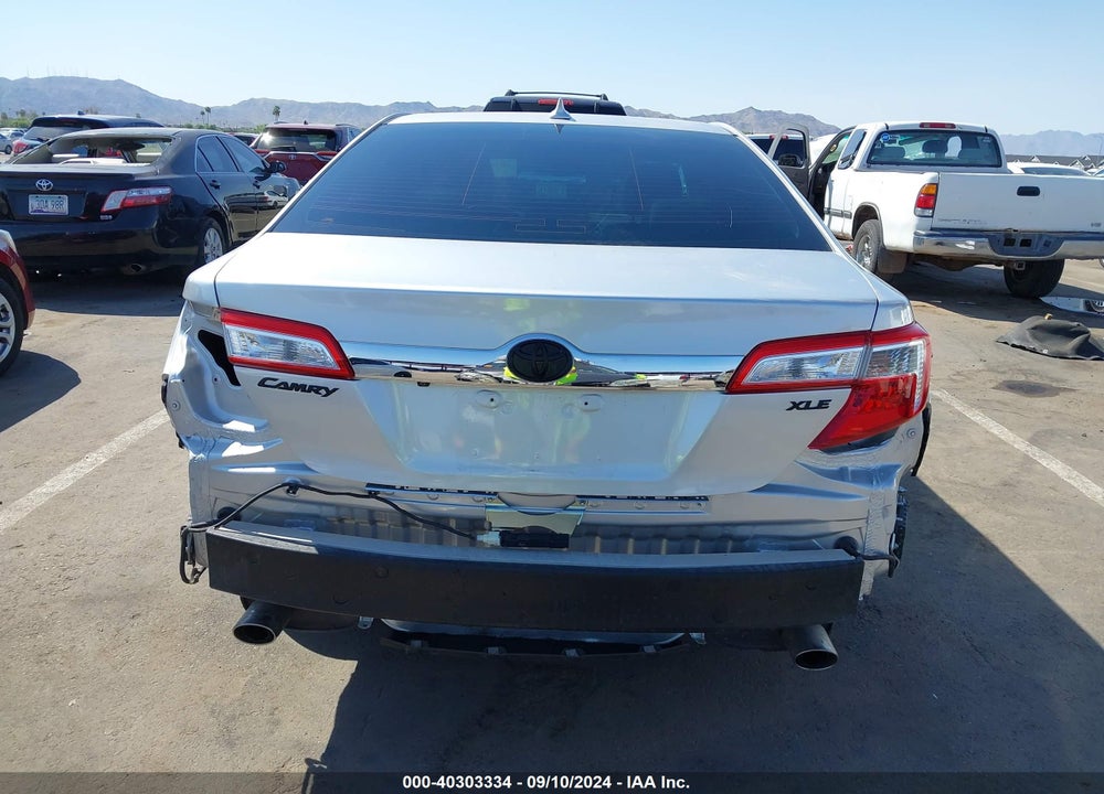 2012 TOYOTA CAMRY XLE V6 VIN: 4T1BK1FK8CU518710