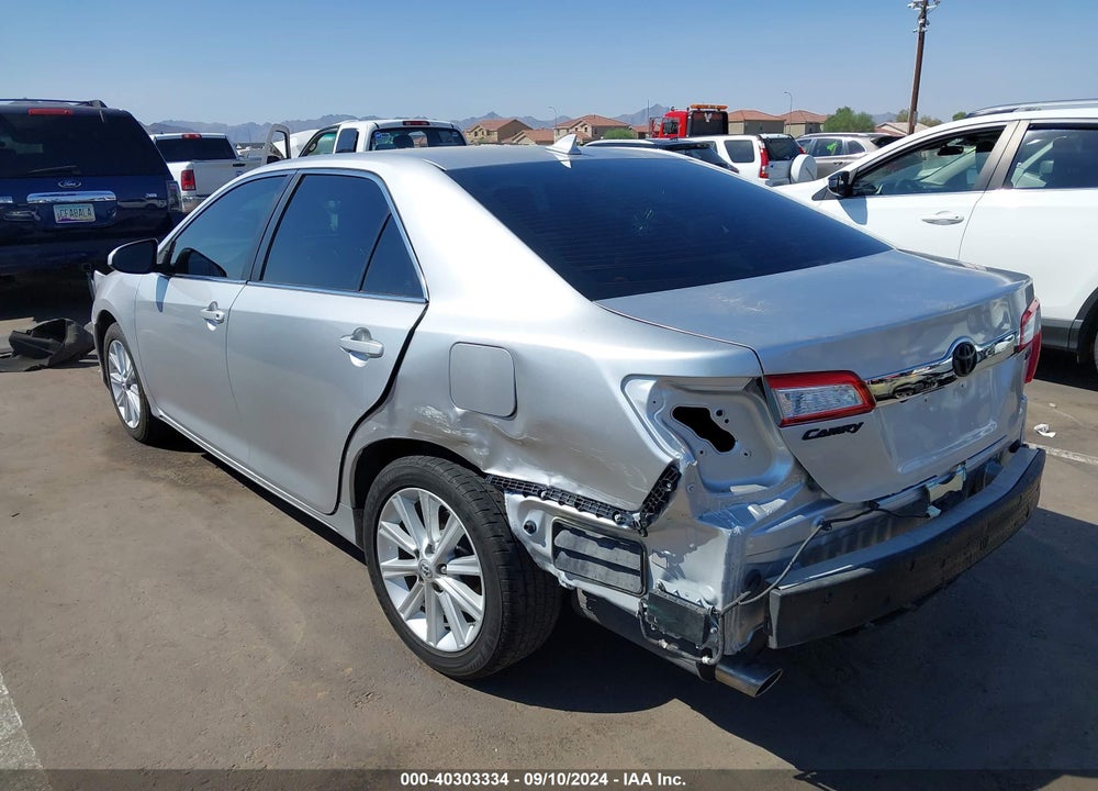 2012 TOYOTA CAMRY XLE V6 VIN: 4T1BK1FK8CU518710