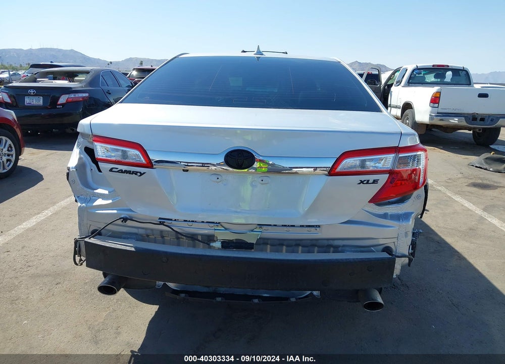 2012 TOYOTA CAMRY XLE V6 VIN: 4T1BK1FK8CU518710