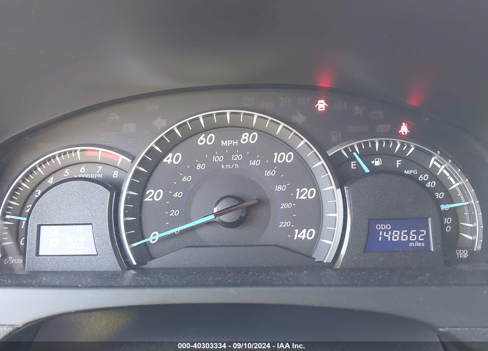 2012 TOYOTA CAMRY XLE V6 VIN: 4T1BK1FK8CU518710