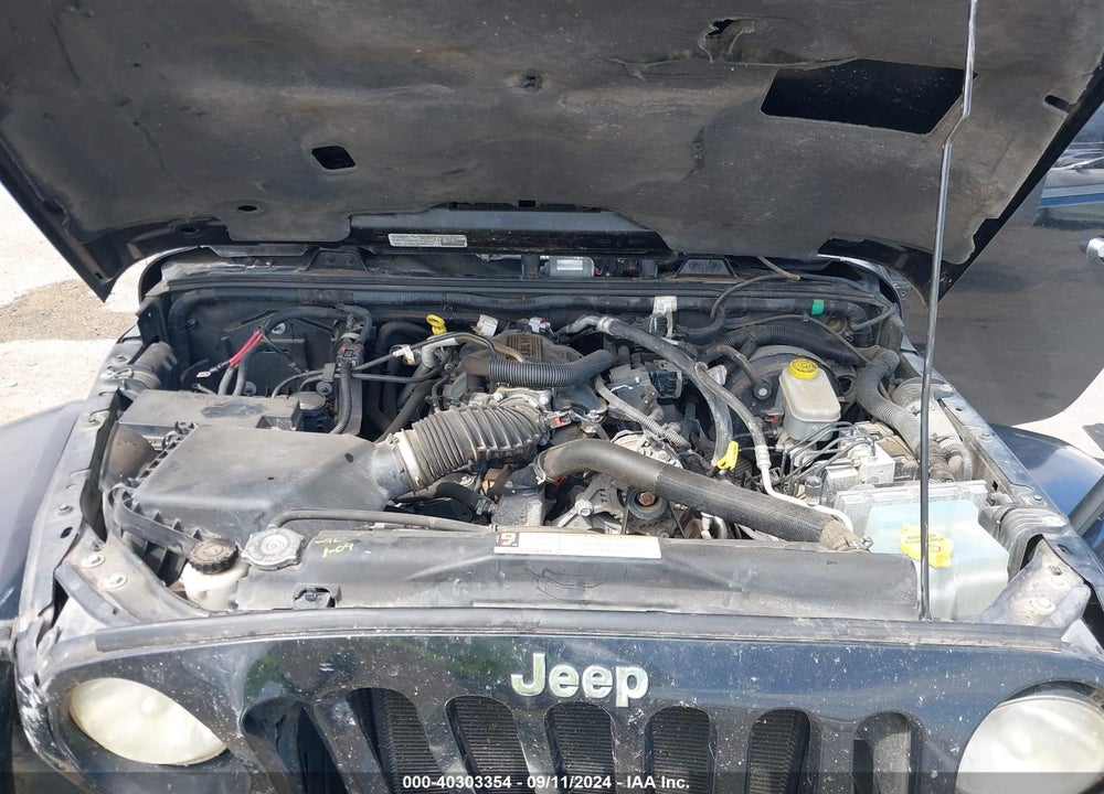 2009 JEEP WRANGLER SAHARA VIN: 1J8FA54149L742283