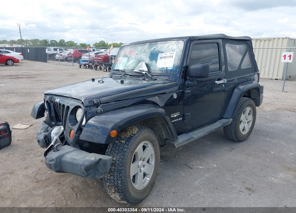 2009 JEEP WRANGLER SAHARA VIN: 1J8FA54149L742283