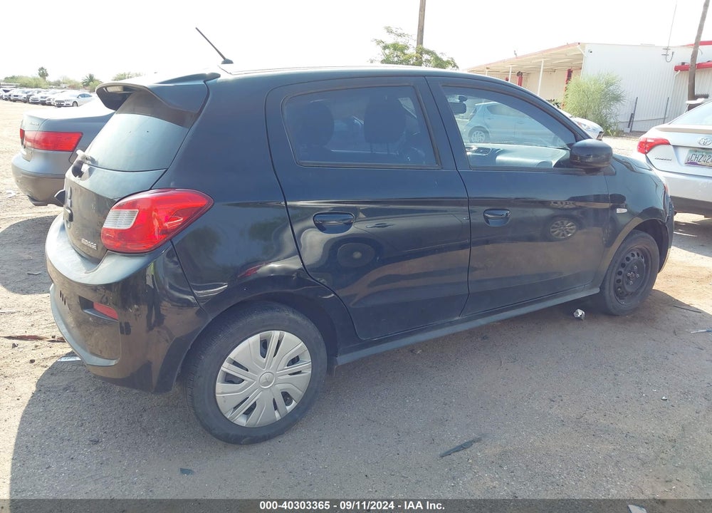 2019 MITSUBISHI MIRAGE ES VIN: ML32A3HJ9KH005645