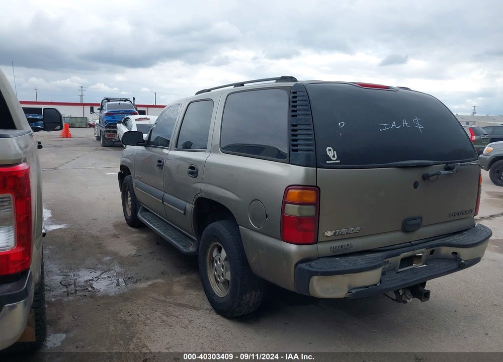 2003 CHEVROLET TAHOE LS VIN: 1GNEC13VX3J309376