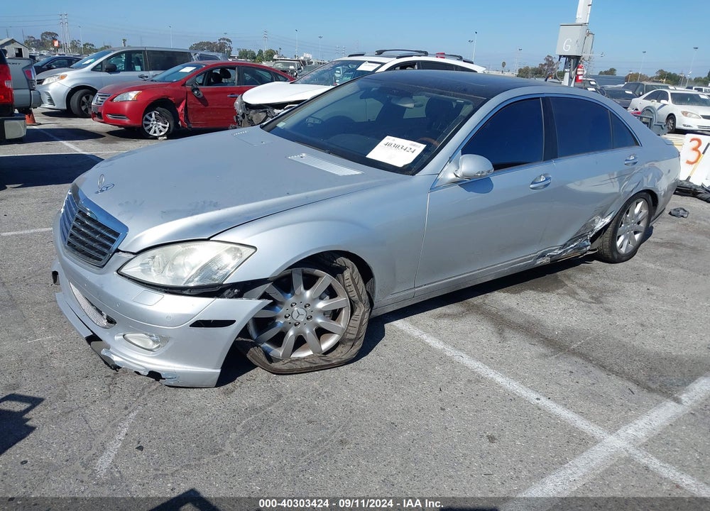 2007 MERCEDES-BENZ S 550 VIN: WDDNG71X57A046780