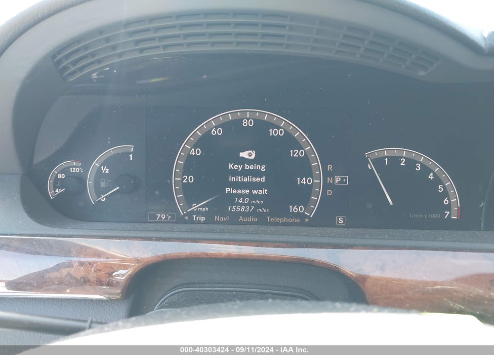 2007 MERCEDES-BENZ S 550 VIN: WDDNG71X57A046780